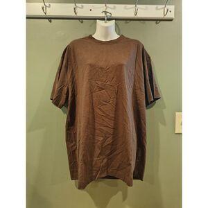 weekday oversized t-shirt dark brown medium nwt